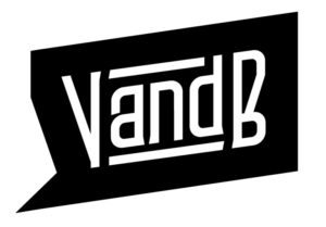 v and b logo