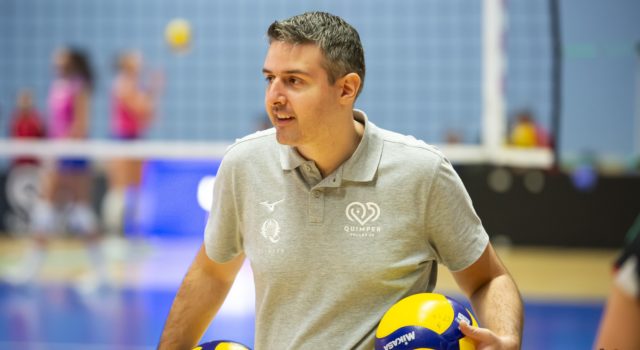 kévin caudal entraineur adjoint responsable centre de formation quimper volley