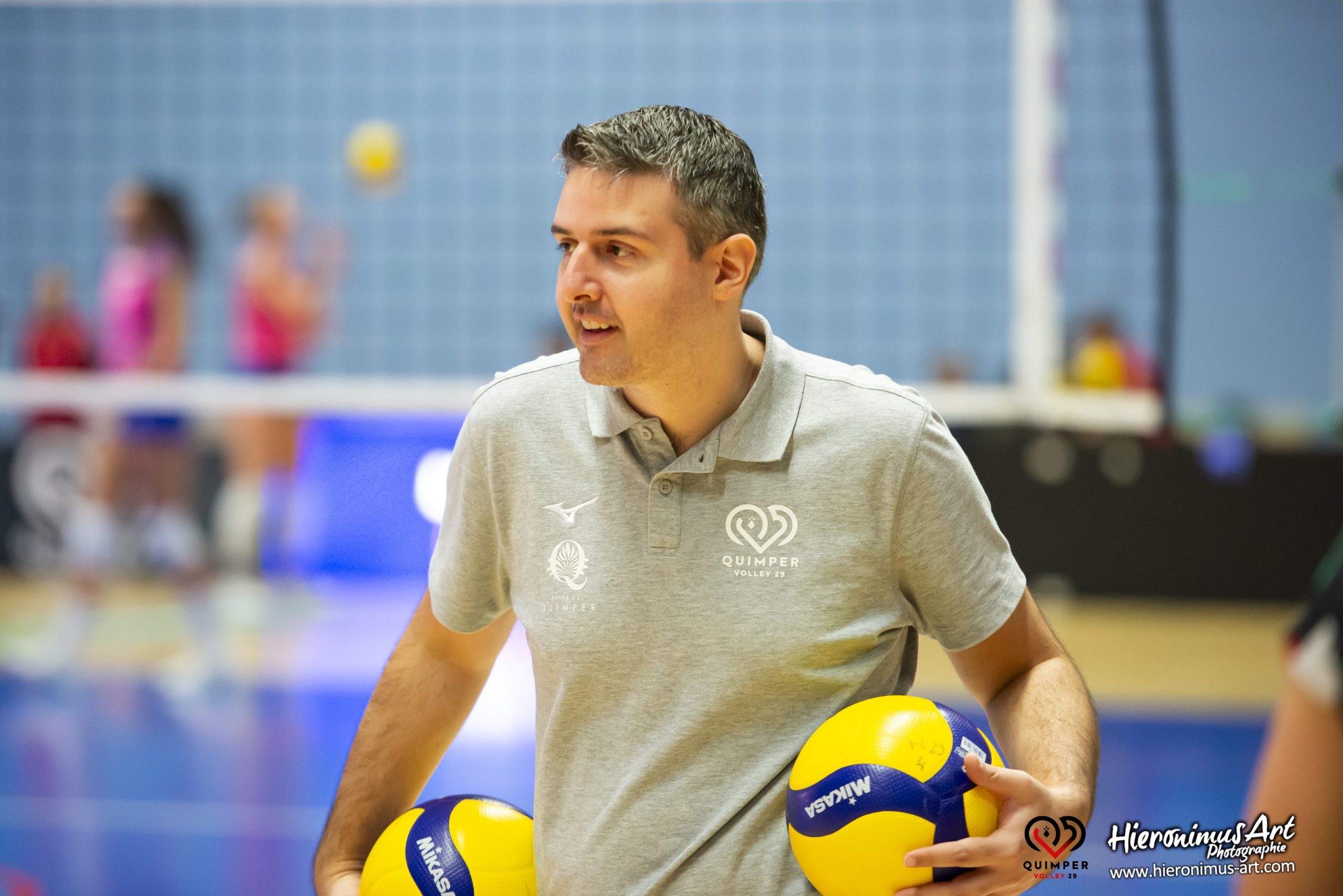 kévin caudal entraineur adjoint responsable centre de formation quimper volley