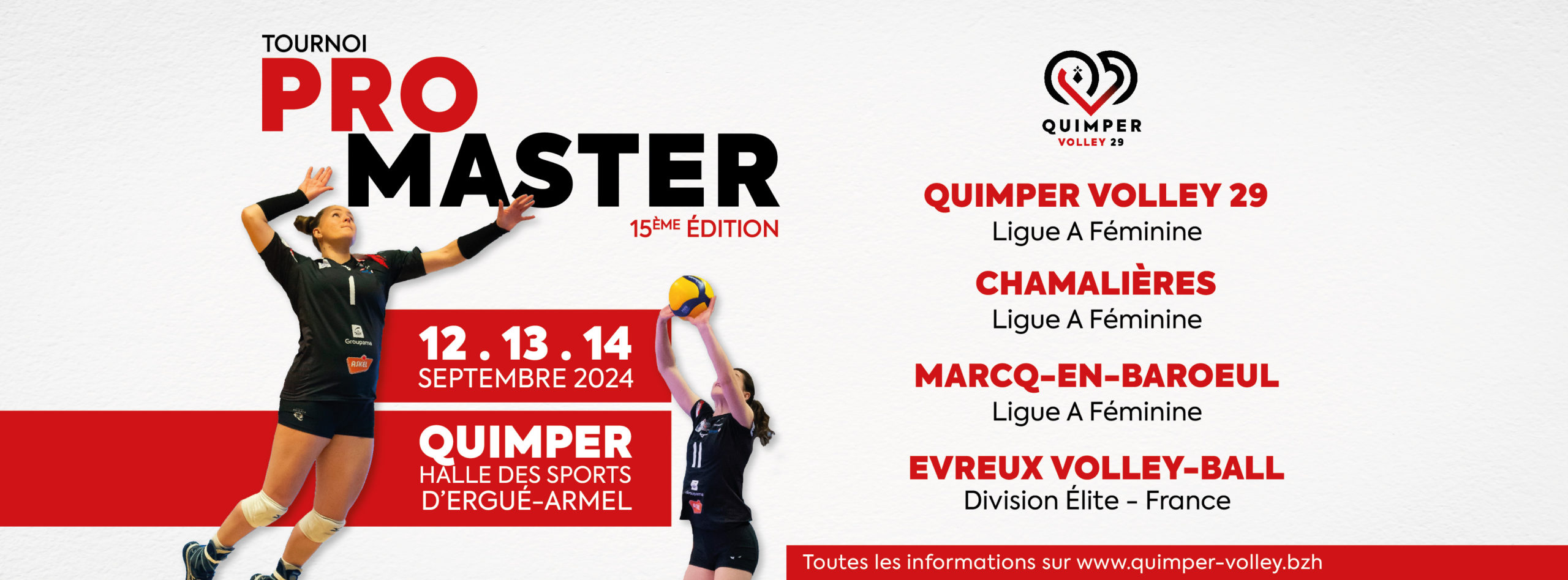 affiche pro master 2024 quimper volley