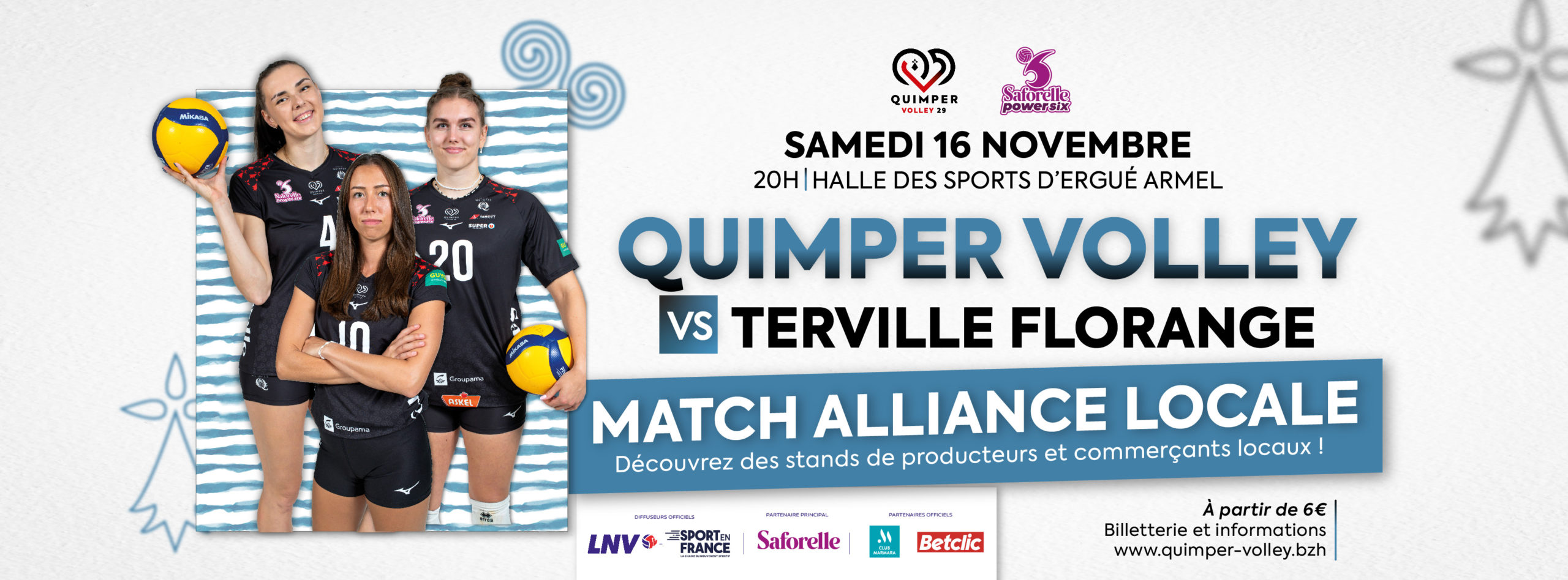 quimper volley terville florange match alliance loval 16 novembre